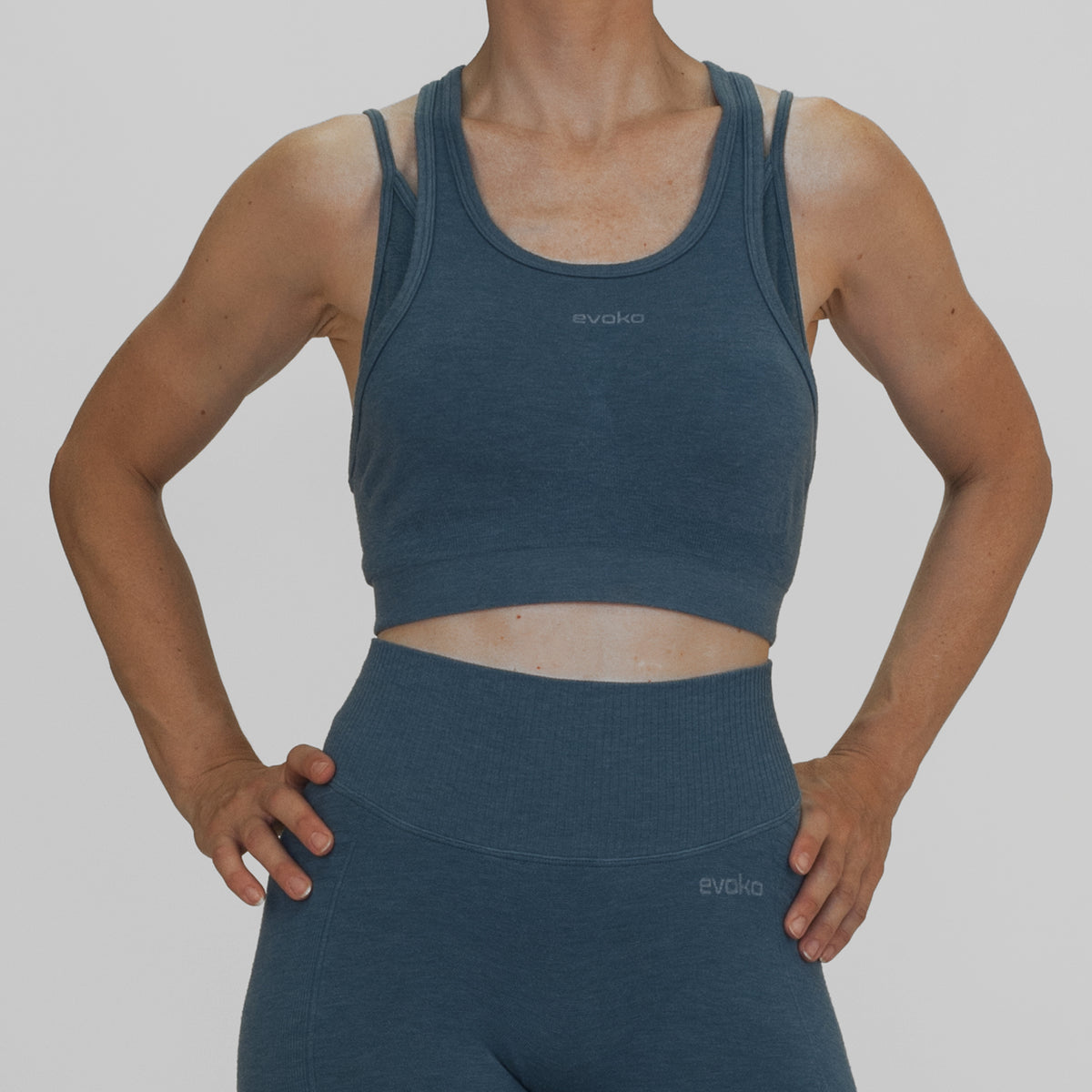 EVOKO COBRA&lt;br&gt;Top Doppio&lt;br&gt;&lt;i&gt;blu indigo&lt;/i&gt;
