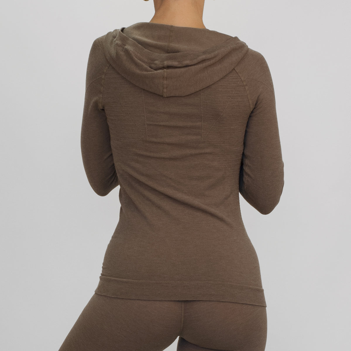 EVOKO LIBELLULA&lt;br&gt;Felpa con zip&lt;br&gt;&lt;i&gt;tortora&lt;/i&gt;