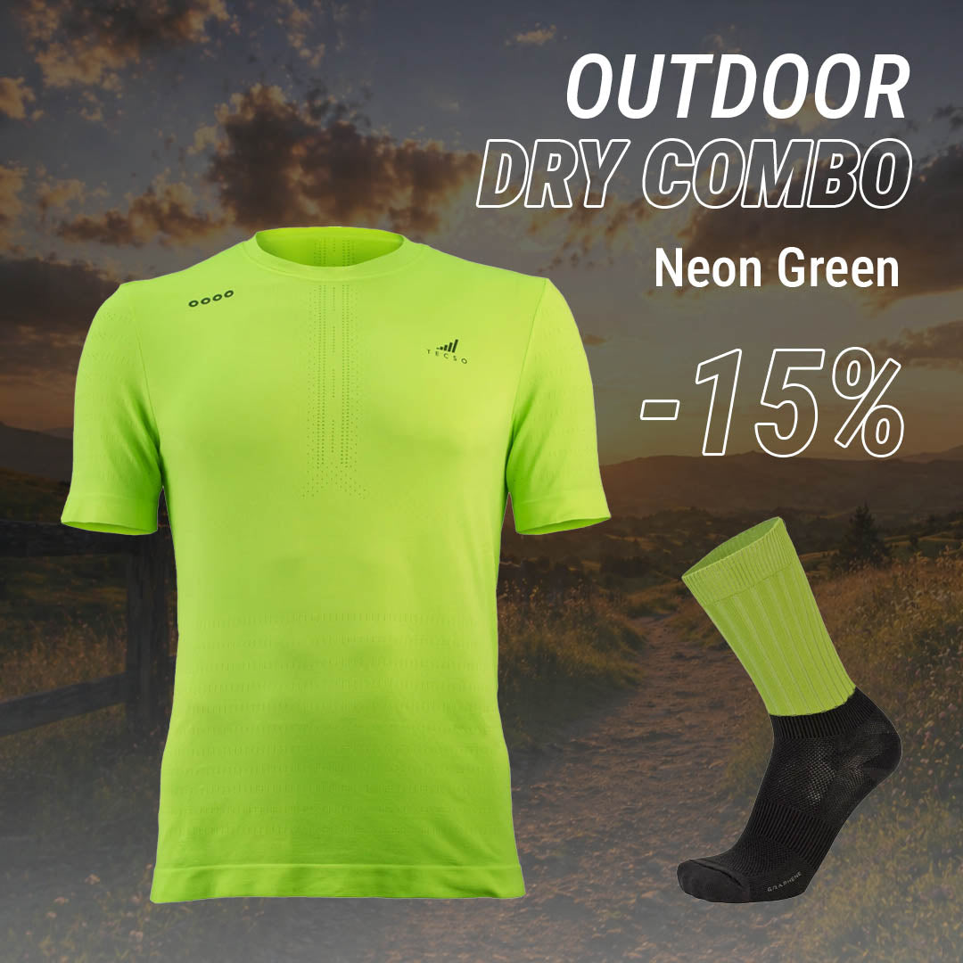OUTDOOR DRY COMBO - Neon Green