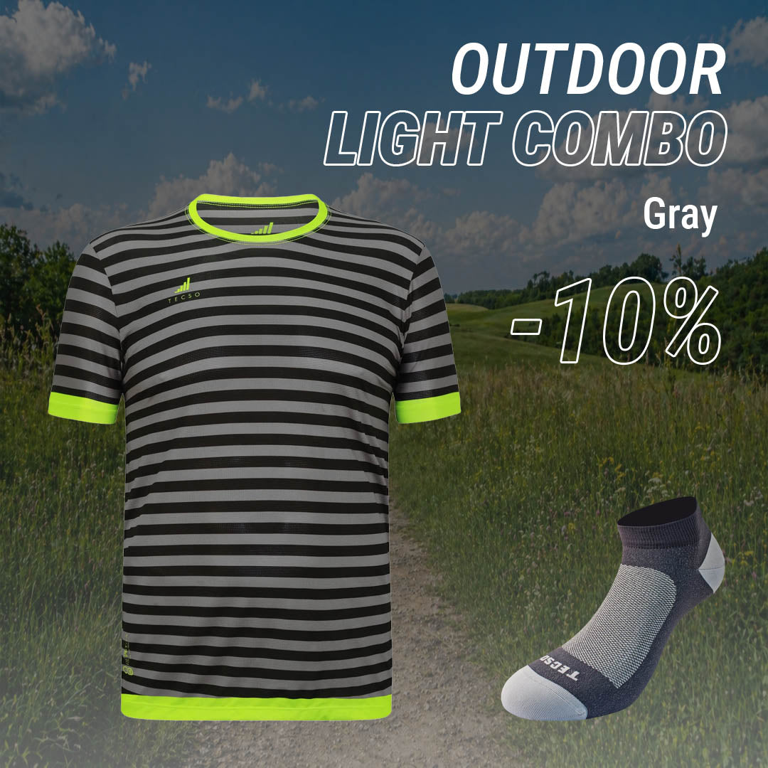 OUTDOOR LIGHT COMBO MAN - Grey