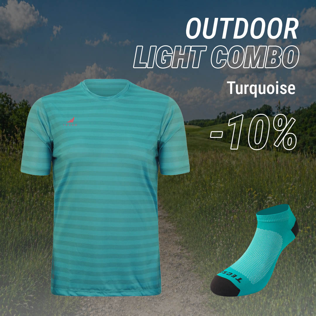 OUTDOOR LIGHT COMBO SHIRT WOMAN - Emerald