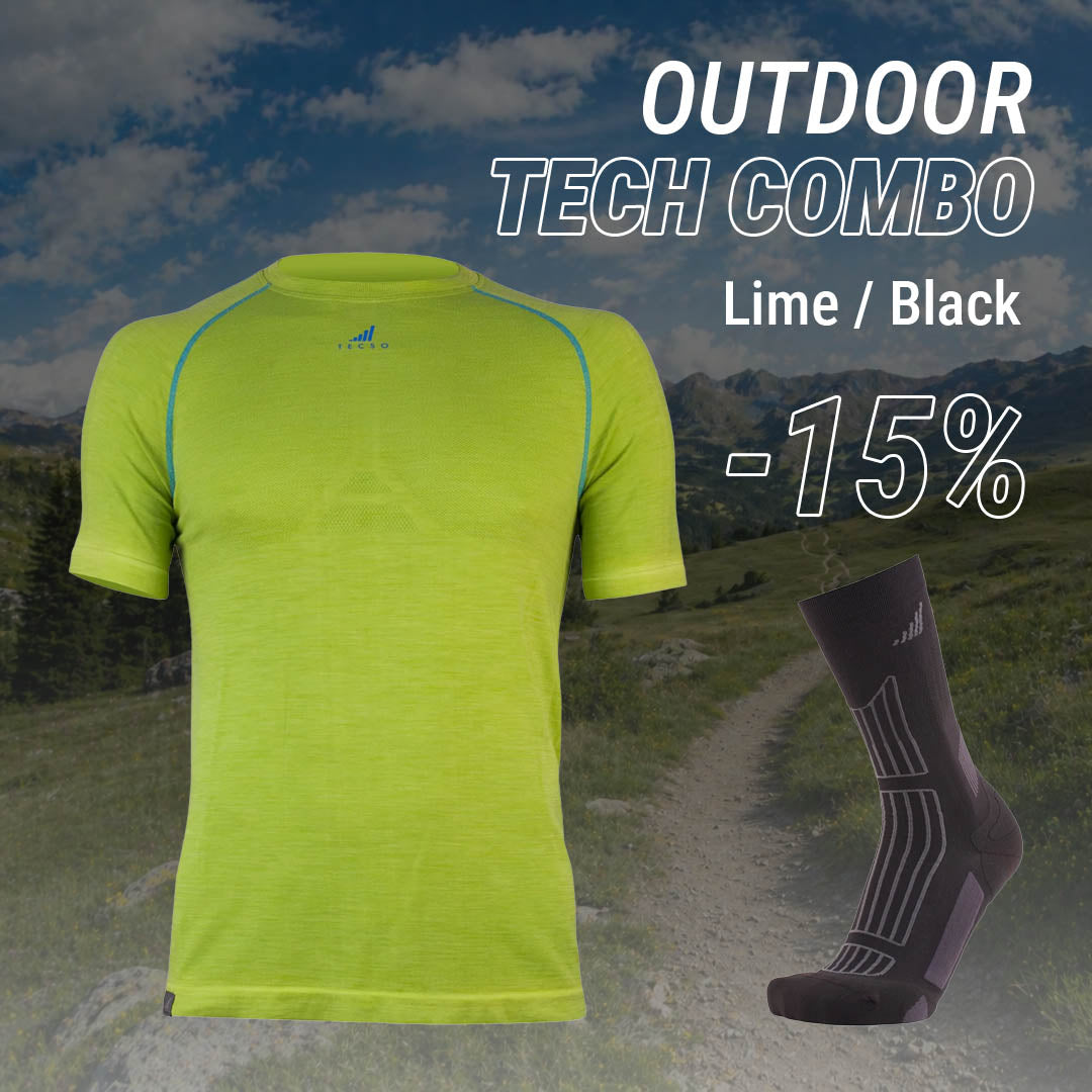 OUTDOOR TECH COMBO MAN - Lime / Black