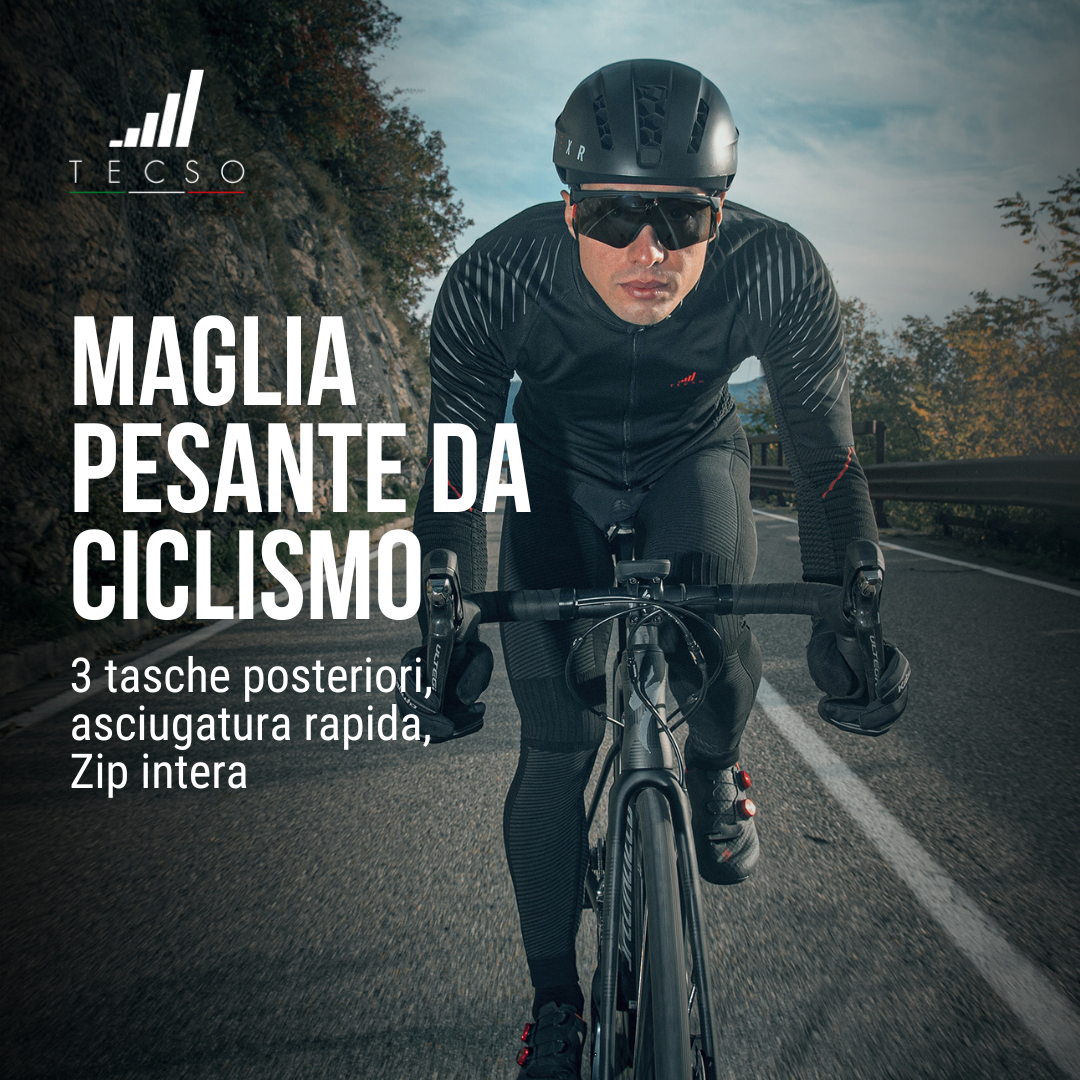 Maglia Ciclismo invernale Antivento TECSOSPORT