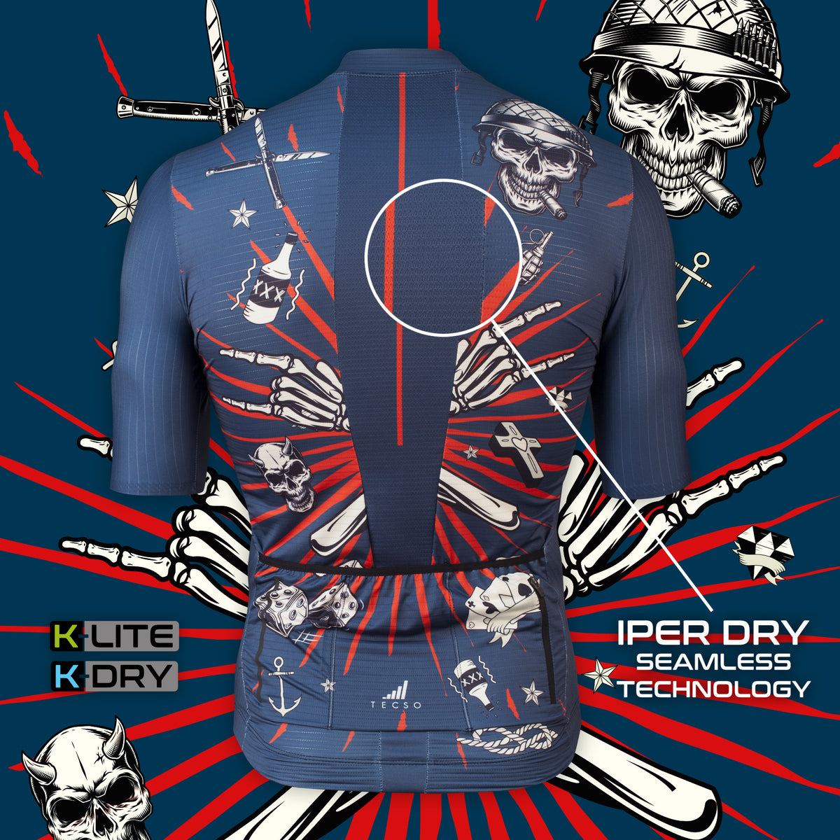 K-LITE JERSEY - SKULL - Man